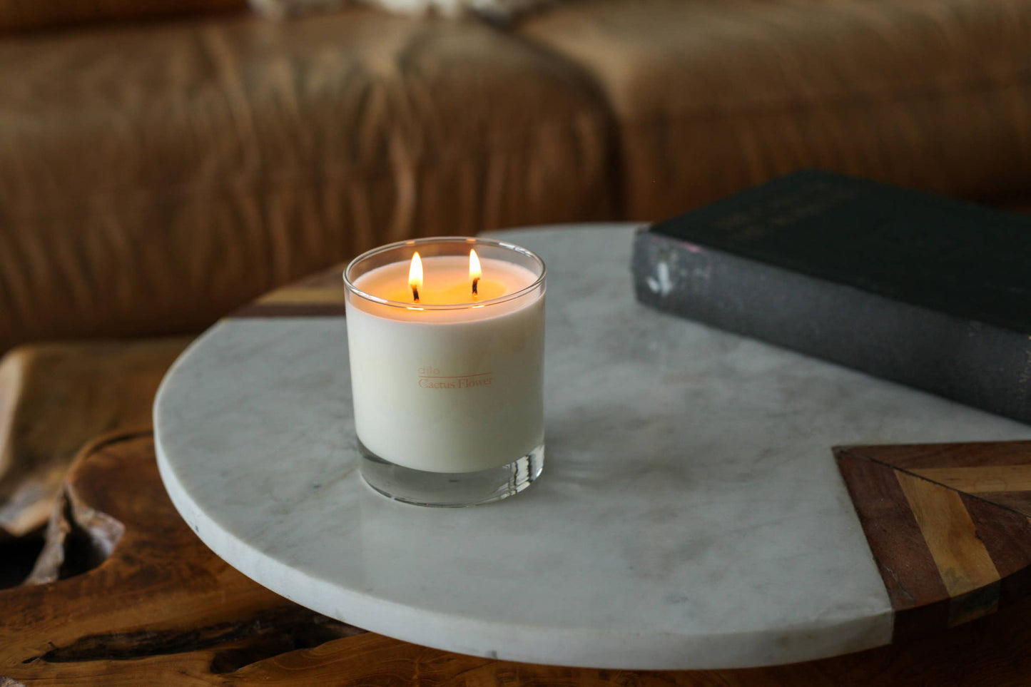 Cactus Flower Candle by Dilo
