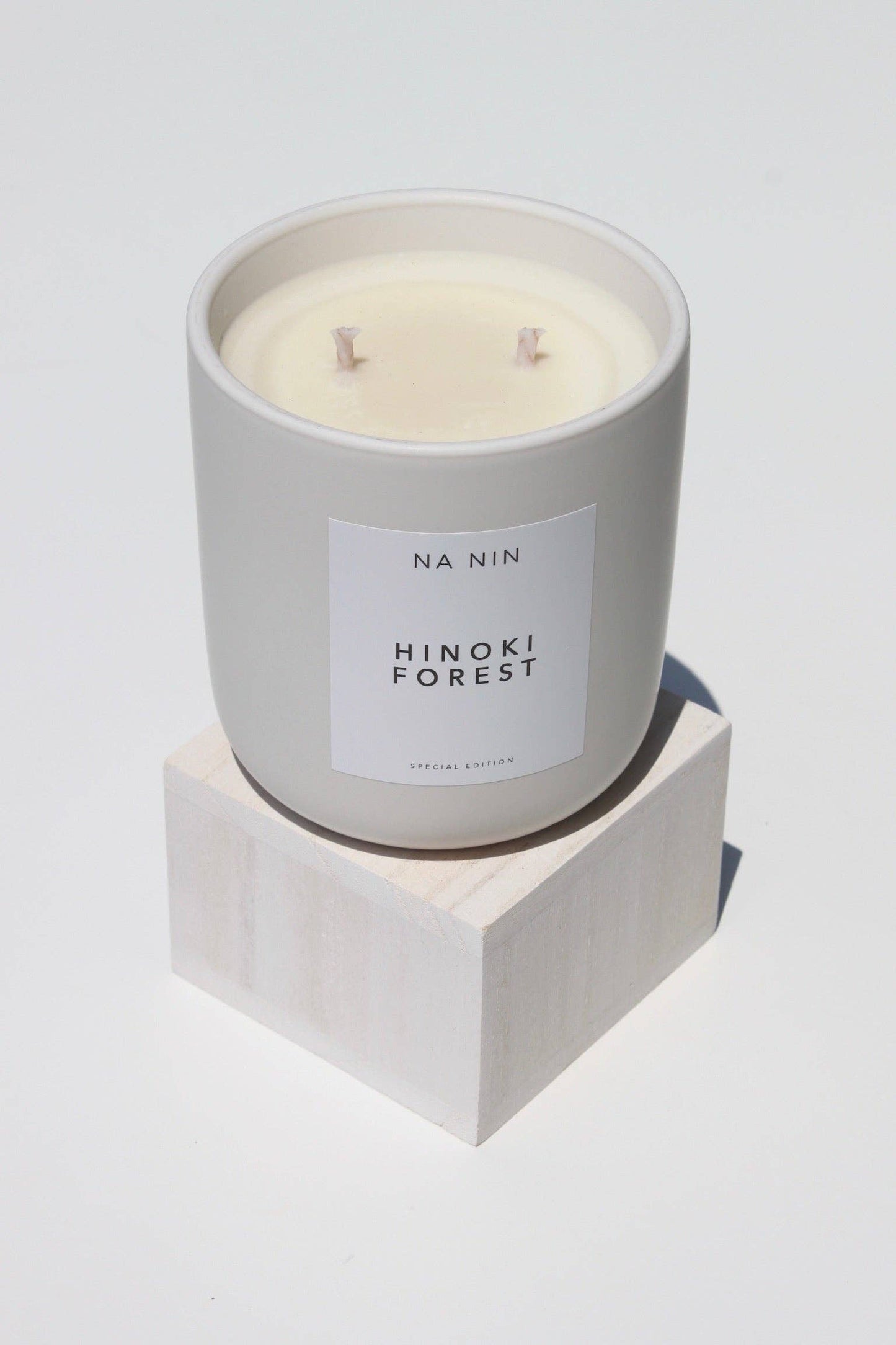 Hinoki Forest Candle by NA NIN / 8oz