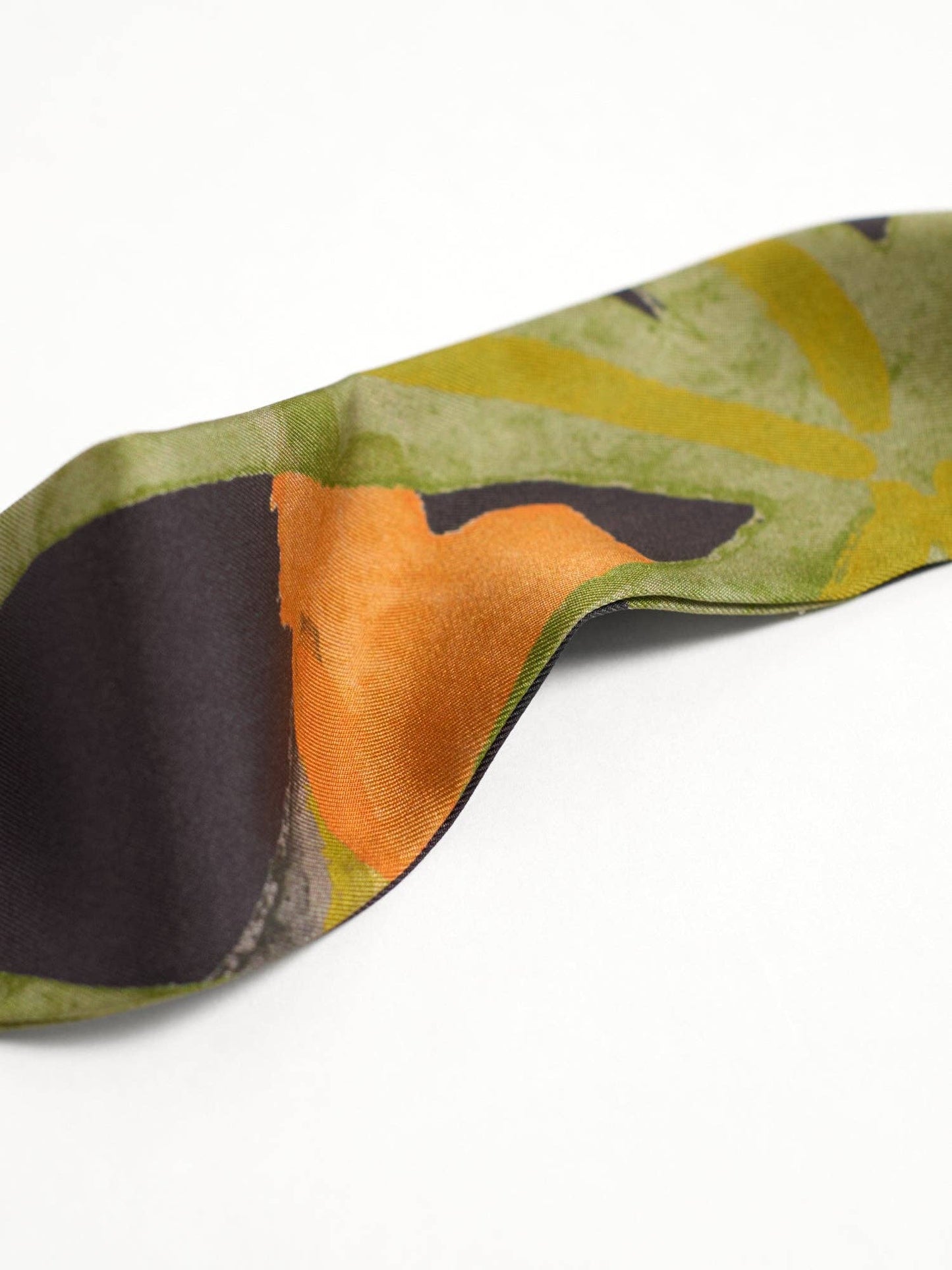 Ethereal Mirage Silk Twill Skinny Scarf