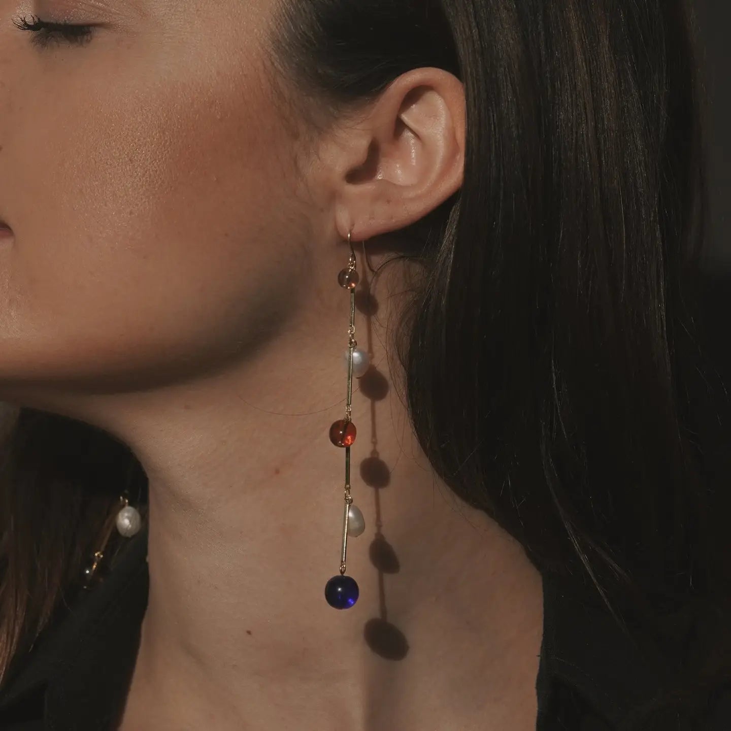 The Fête Earrings in Blue