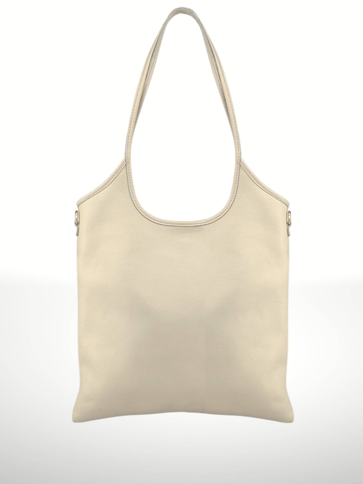 Daniela Cowhide Bag in Beige
