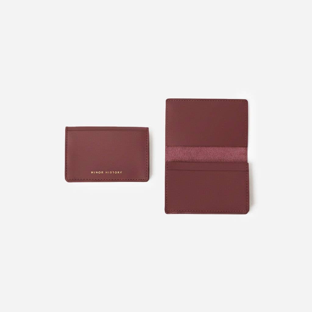 The Oyster Wallet in Cherry Cola by Minor History