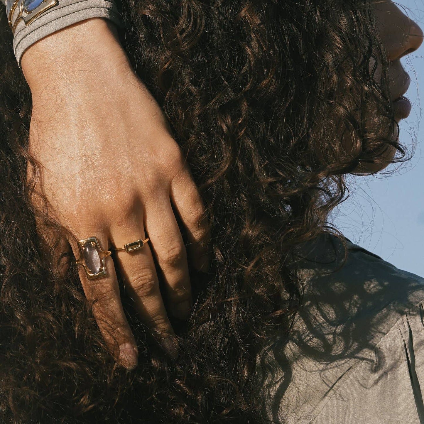 The Walton Ring in Sea Blue