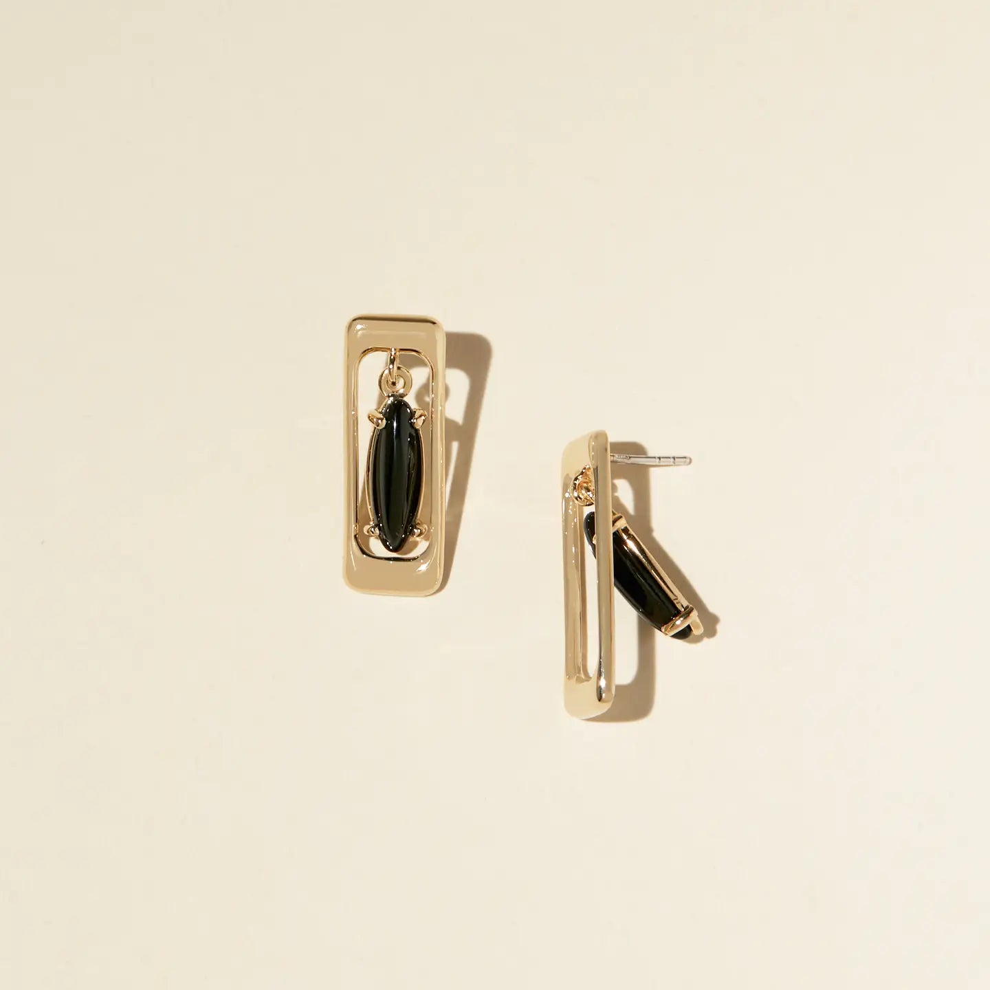 The Concord Earrings in Black