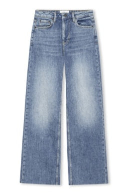 The Getty High Rise Wide Leg in Tradewind