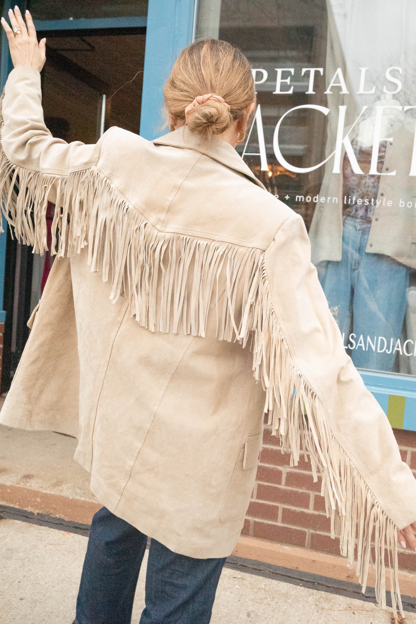 On The Fringe Vintage Jacket