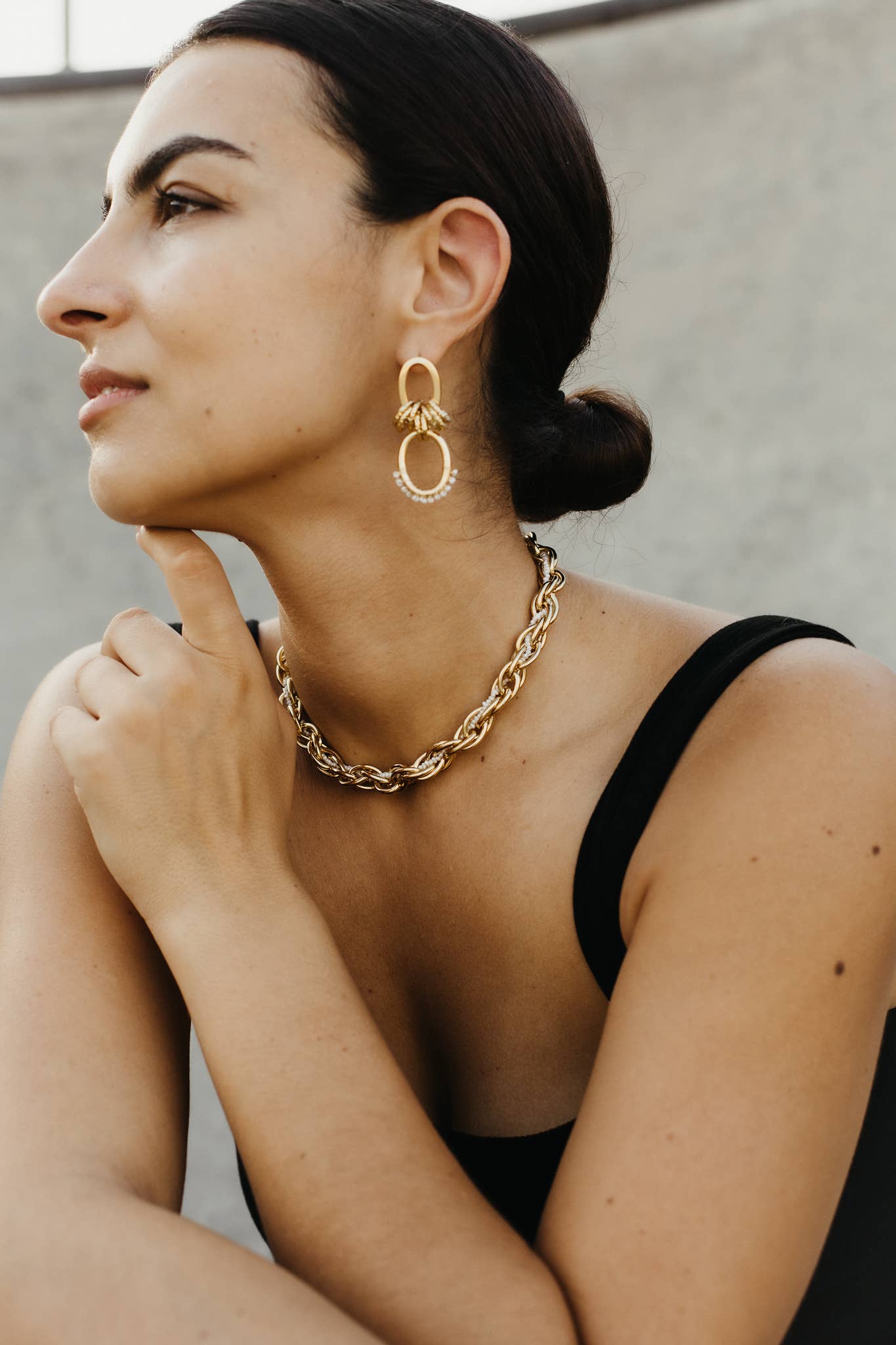 The Bella Earring with Freshwater Pearls