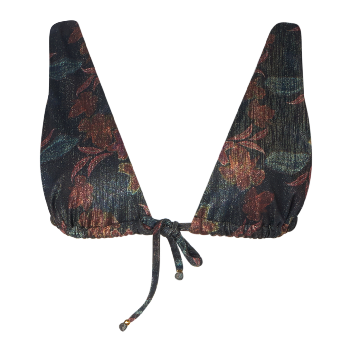 Selma Black Dore Triangle Bikini Top