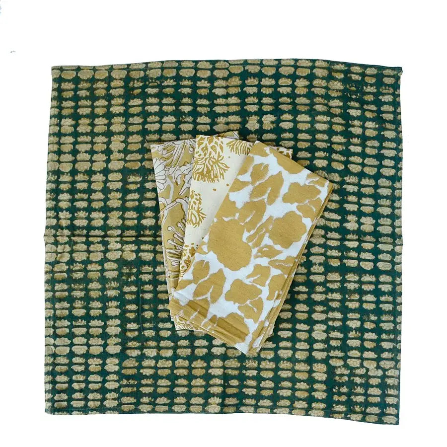 Woodland Napkins Mix (Set of 4)