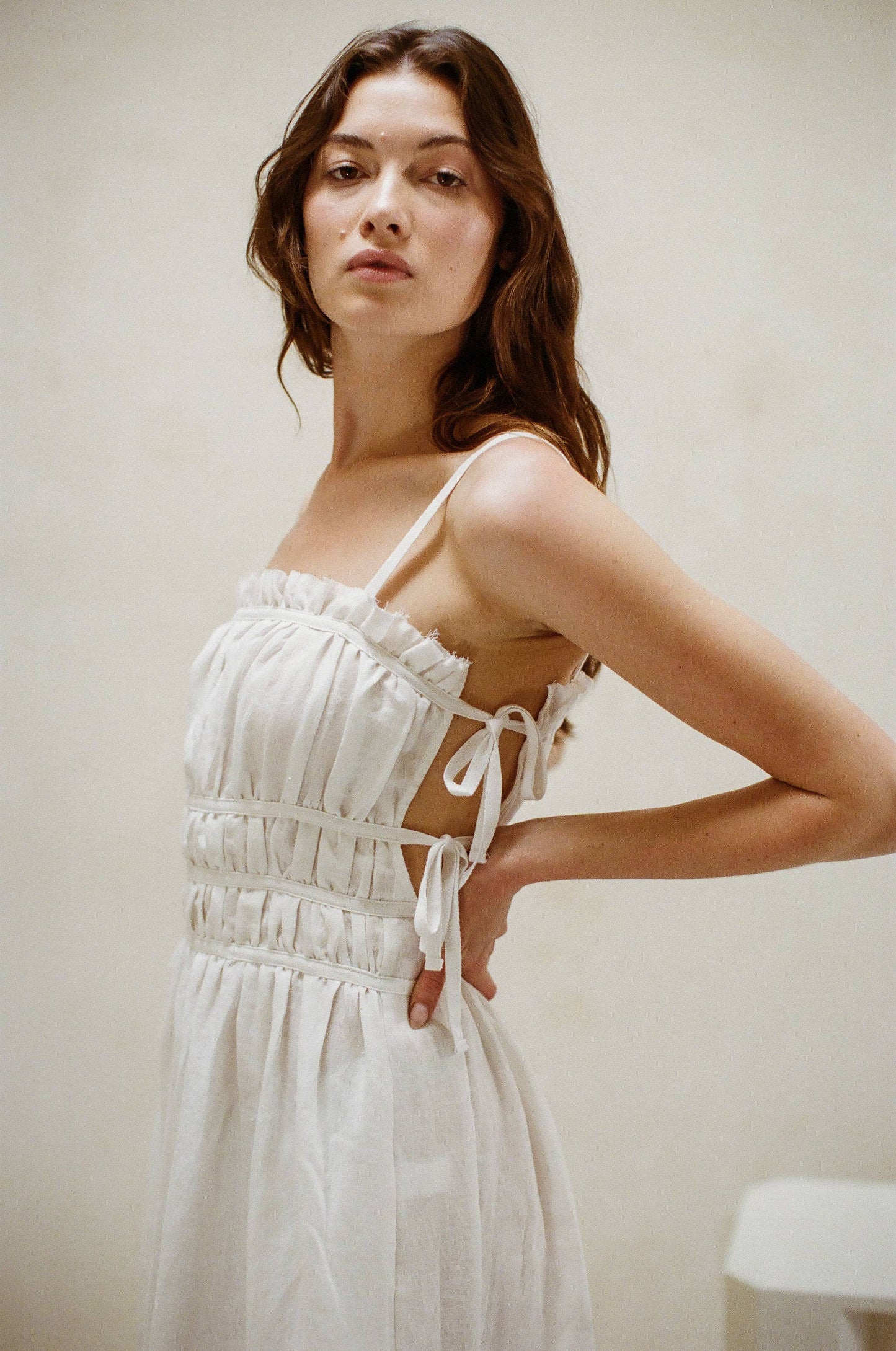 The Gabriella Linen Maxi