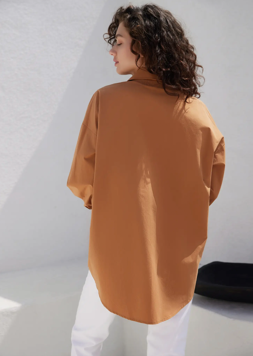 Lady Like Charm Oversized Shirt