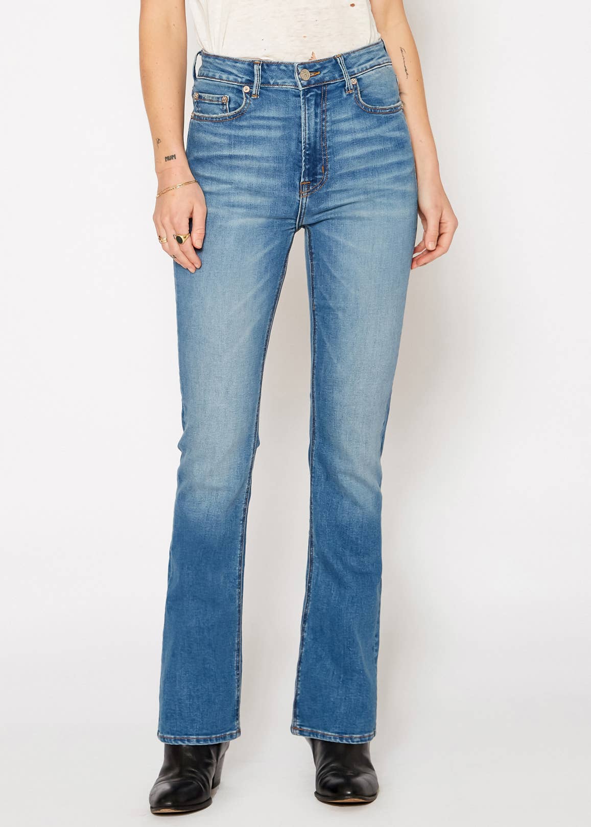 The Celine High Rise Boot Cut Denim by NOEND