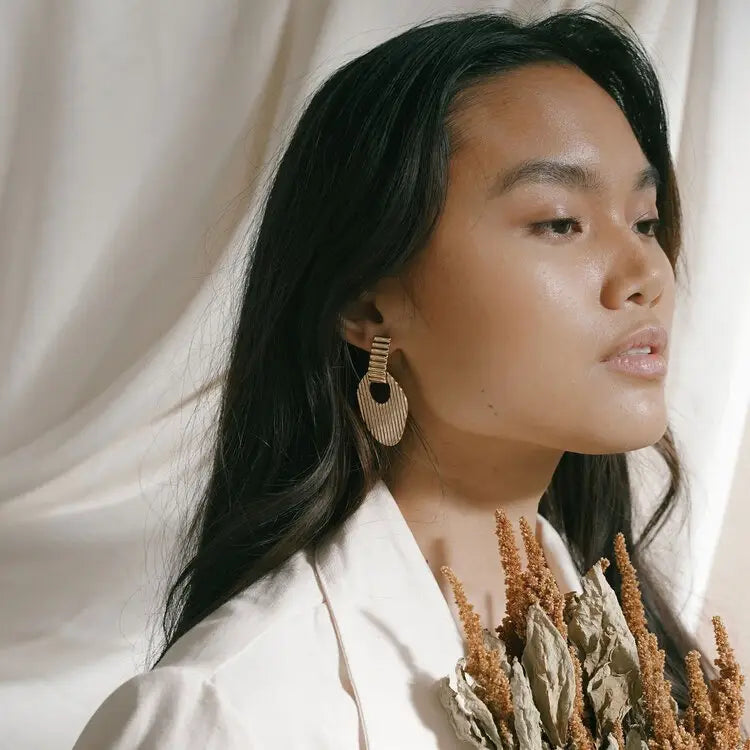 The Remi Earrings in Gold