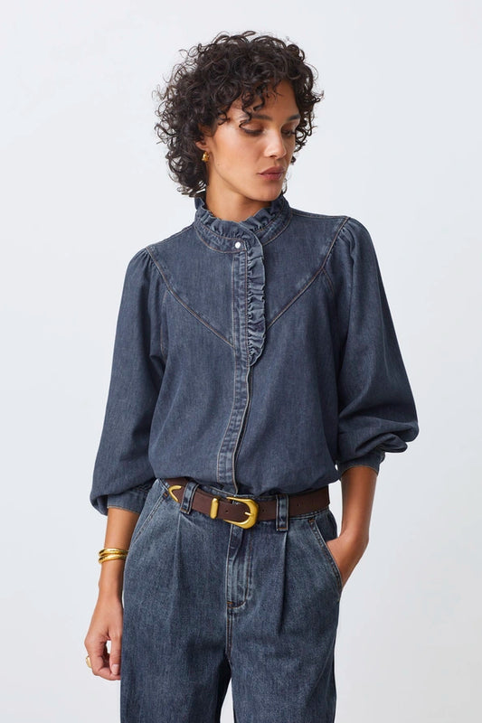 The Lively Denim Blouse