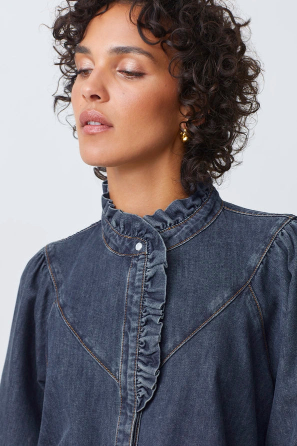 The Lively Denim Blouse