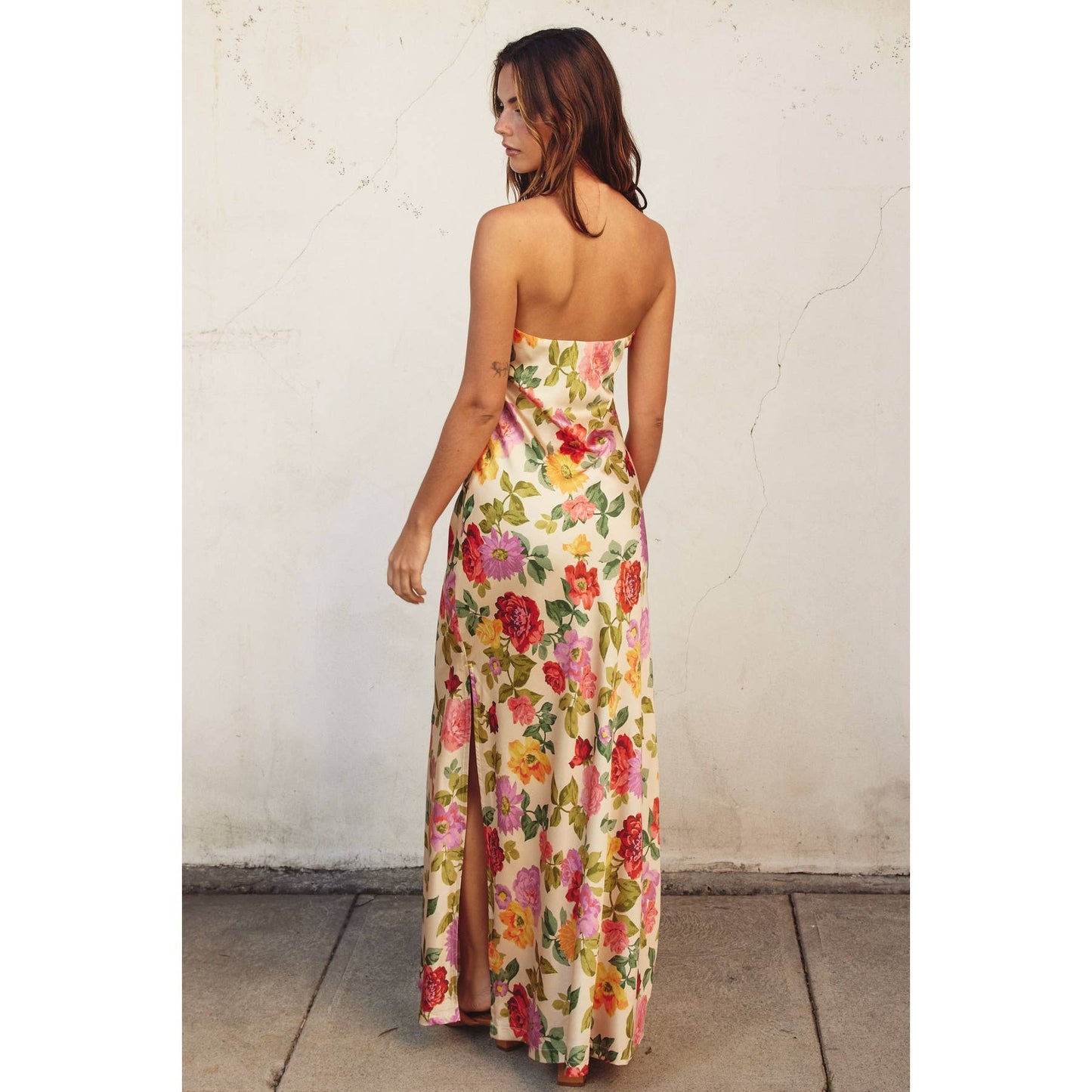 The Kiss of Love Strapless Maxi Dress