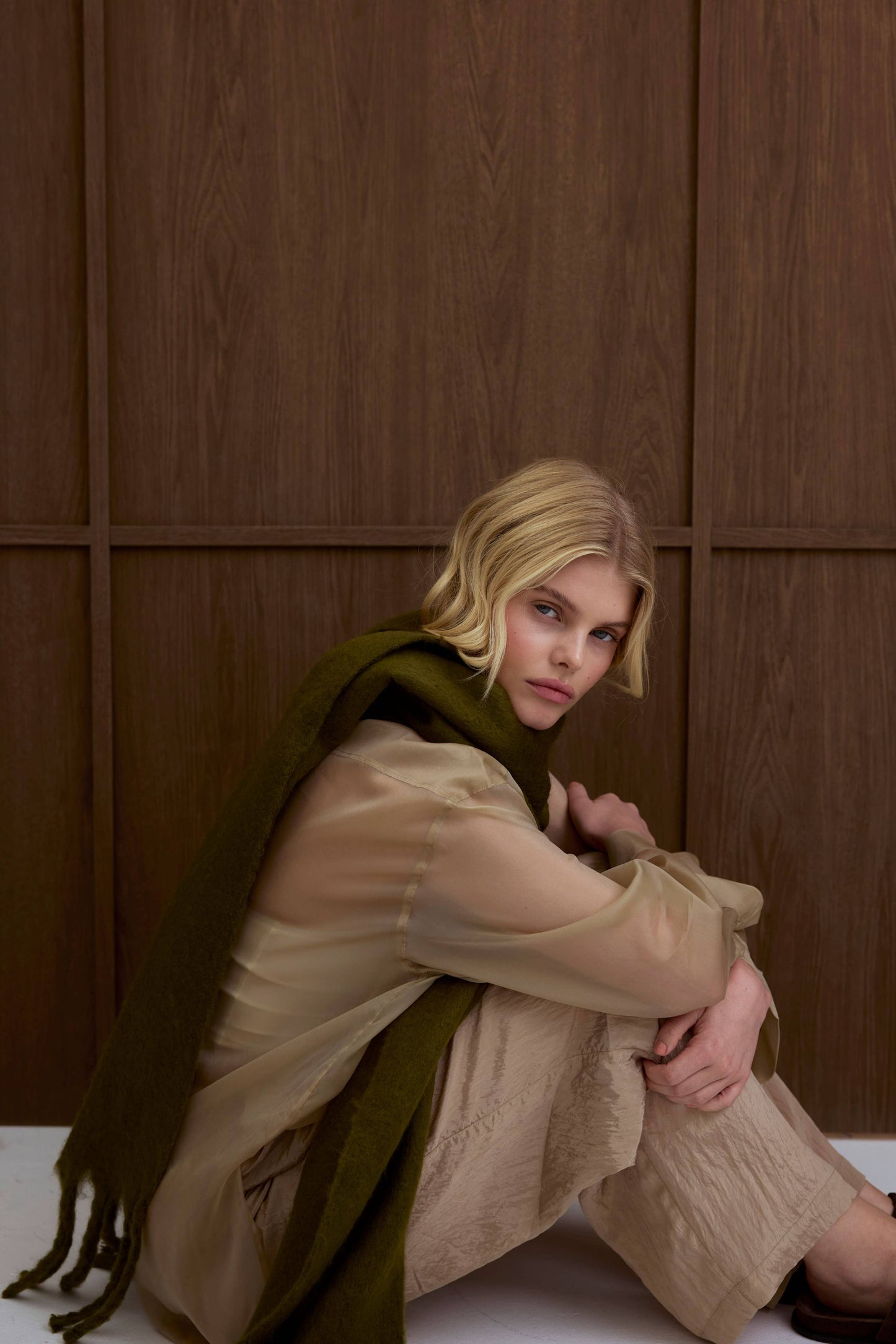 The Reykjavik Scarf - 100% Recycled - Sea Kelp