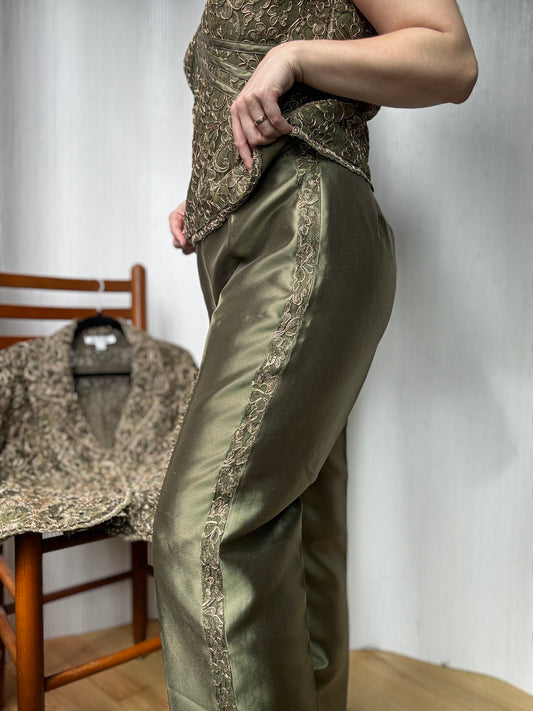 Vintage Chetta B 100% Silk Pants