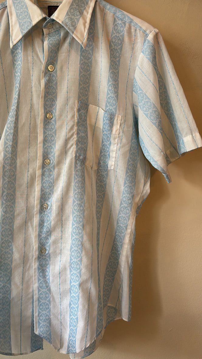 1970s Western Lightweight Button Up