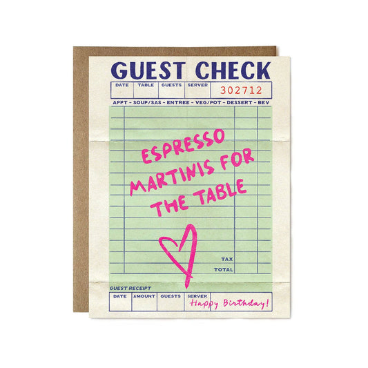 Espresso Martini Guest Check