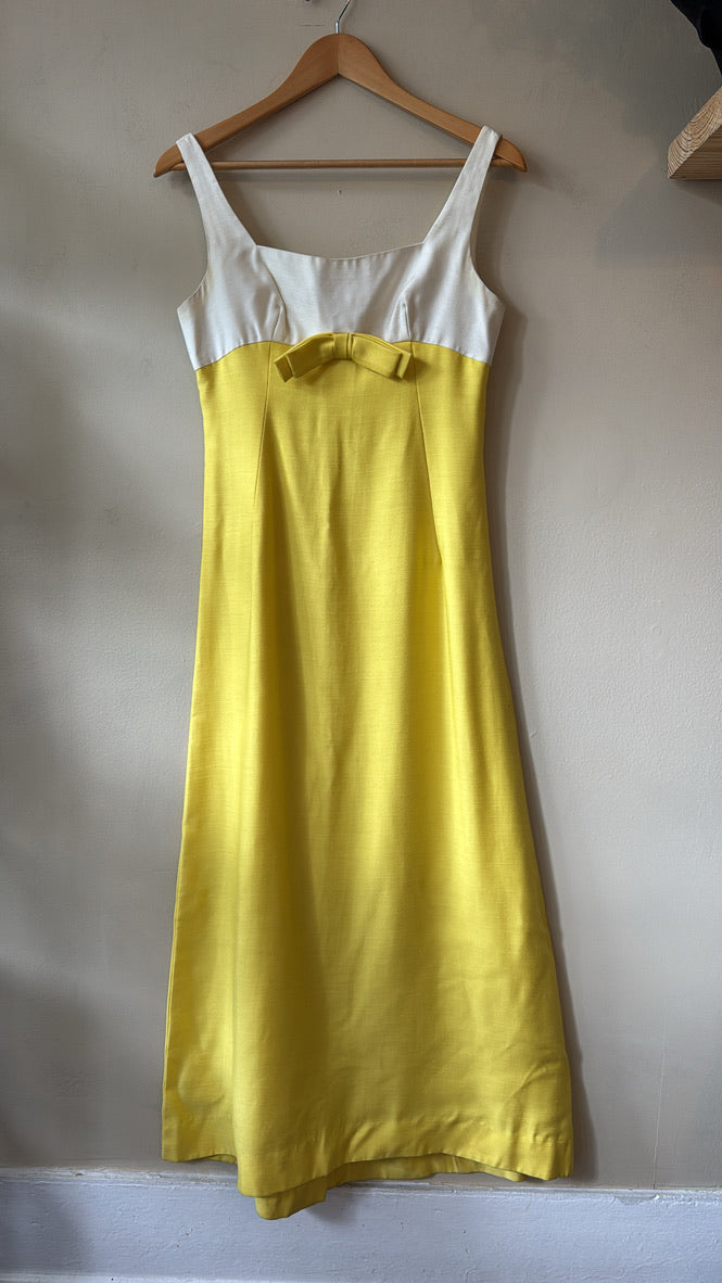 1960s Handmade Empire Waist Gown