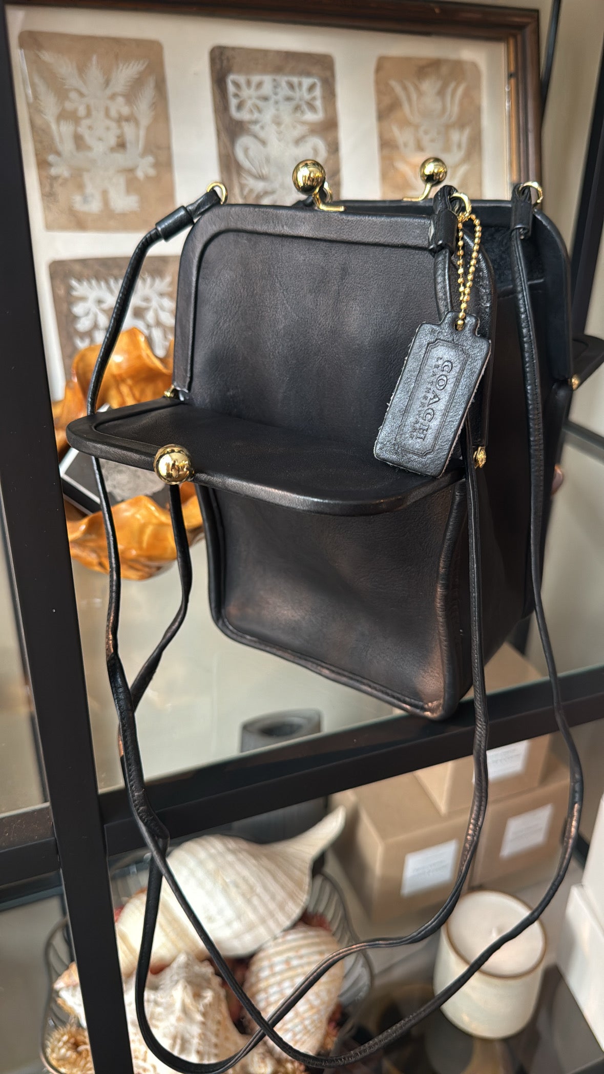 1960s Coach Bonnie Cashin Double Kisslock Purse