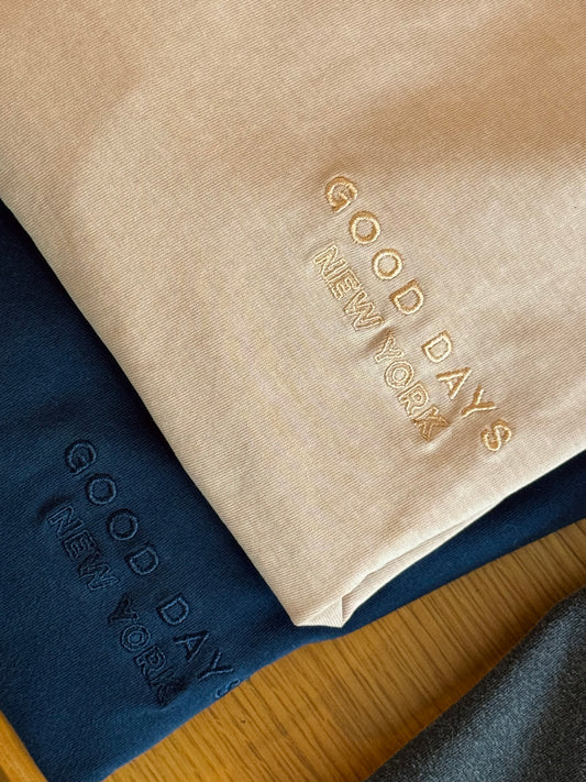 Good Days Retro Oversized Tee in Dusty Pink