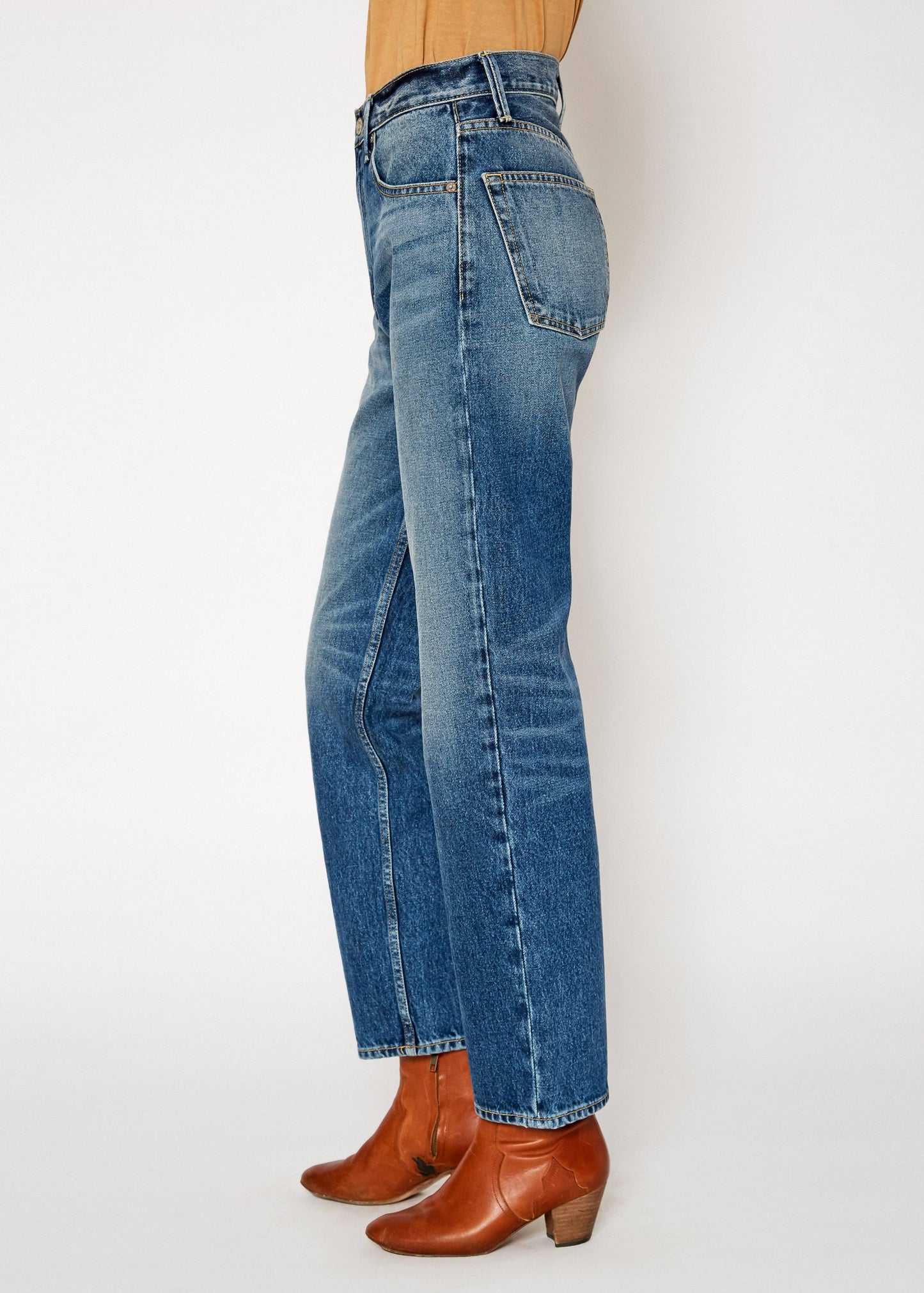 The Slacker High Rise Relaxed Straight Denim