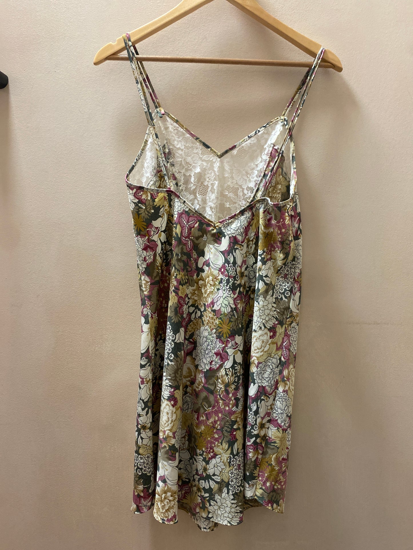 Nature's Flowers Vintage Slip Dress