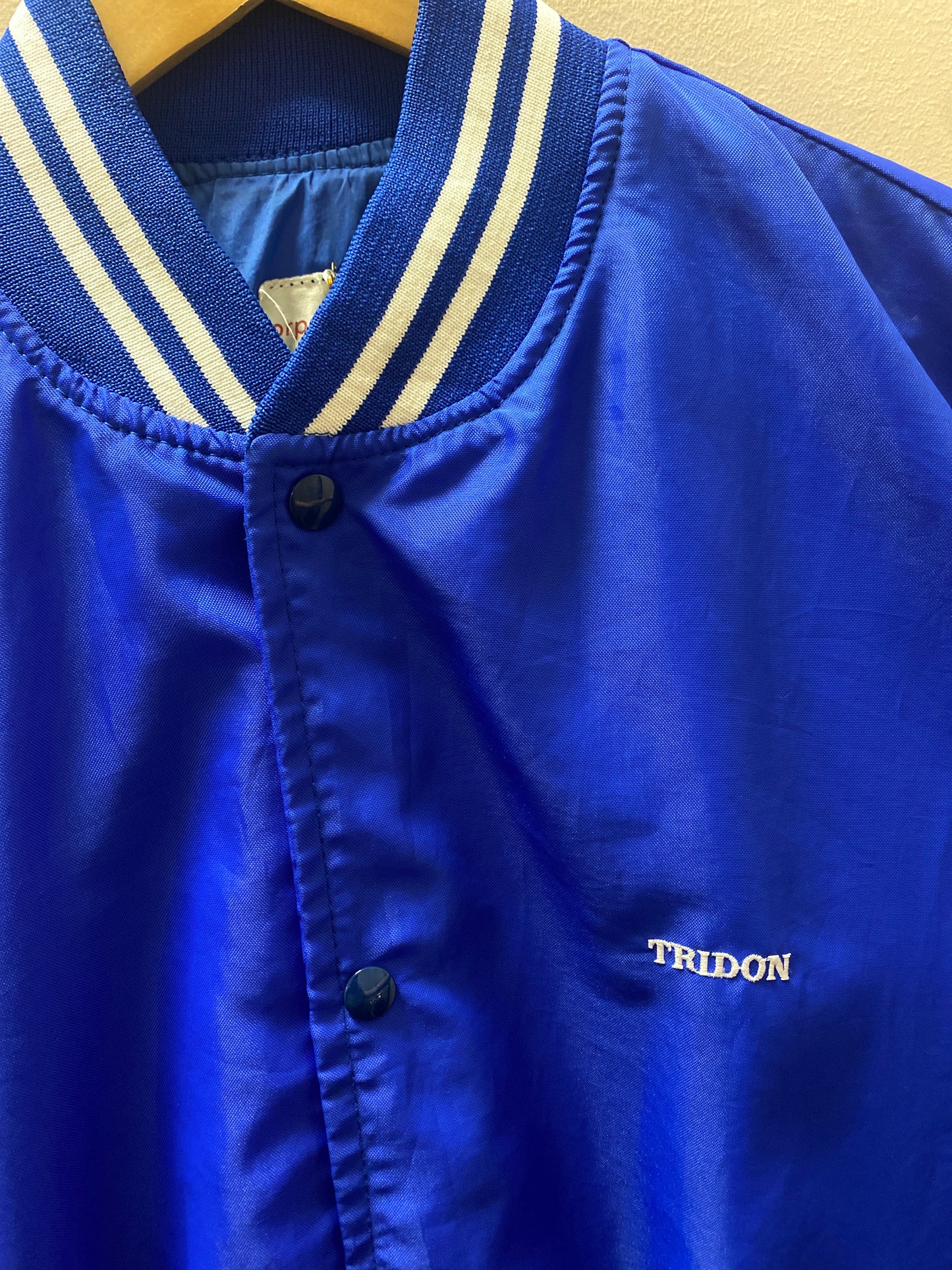 Vintage Royal Blue Bomber Jacket