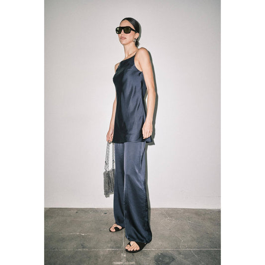 Eden Satin Cami & Wide Leg Pant Set