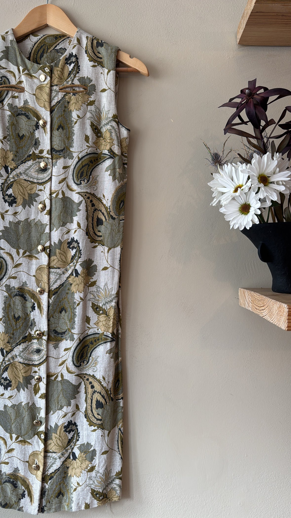 1960's Paisley Tunic Dress