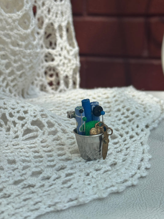 Vintage Sewer’s kit brooch