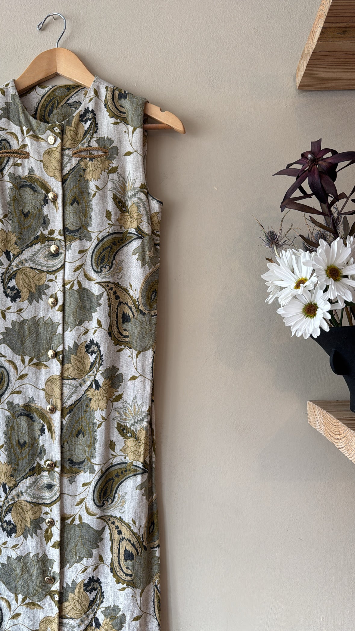 1960's Paisley Tunic Dress