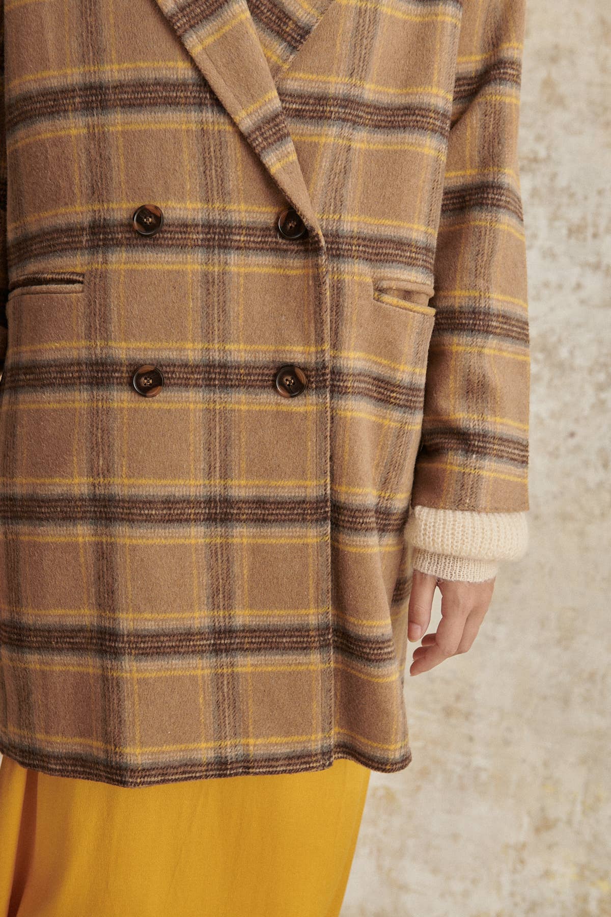 The Aubrey Oversized Plaid Coat