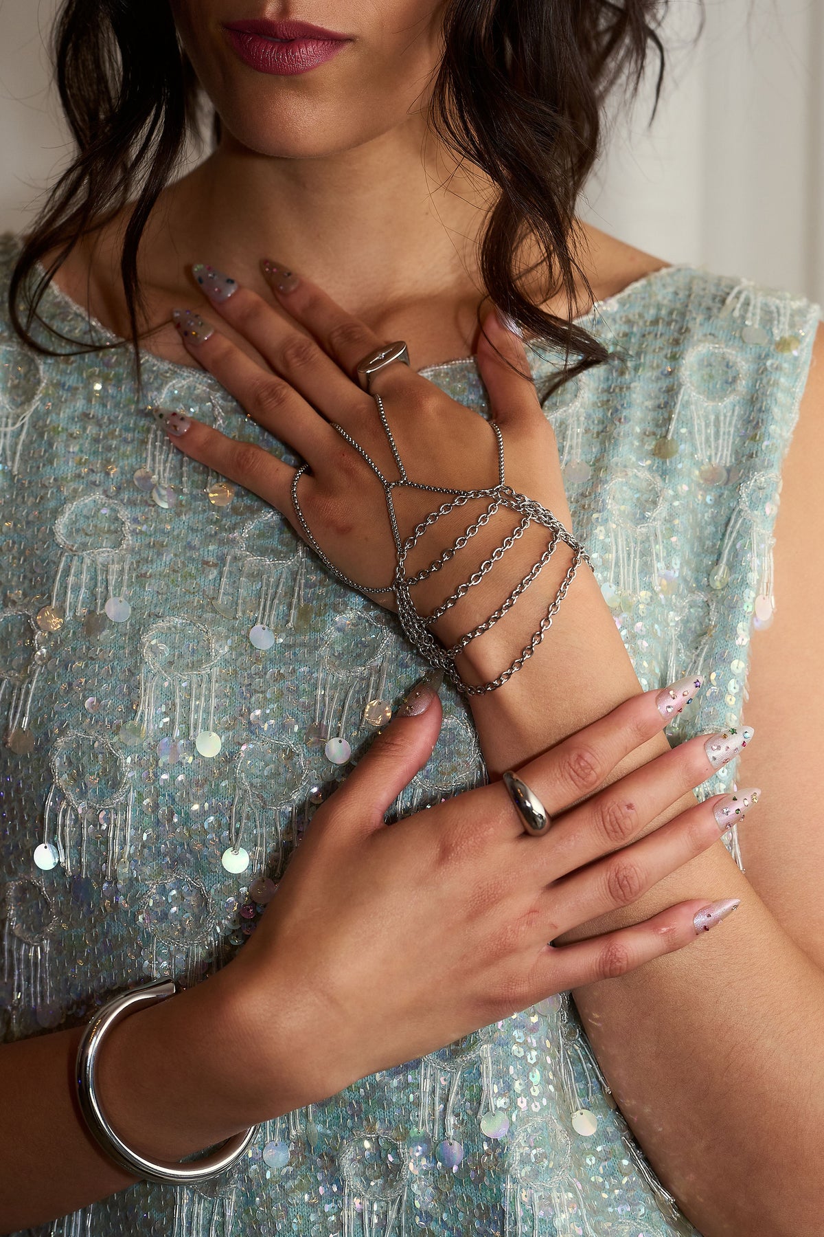 Large Hand Chain by Bella Colletta