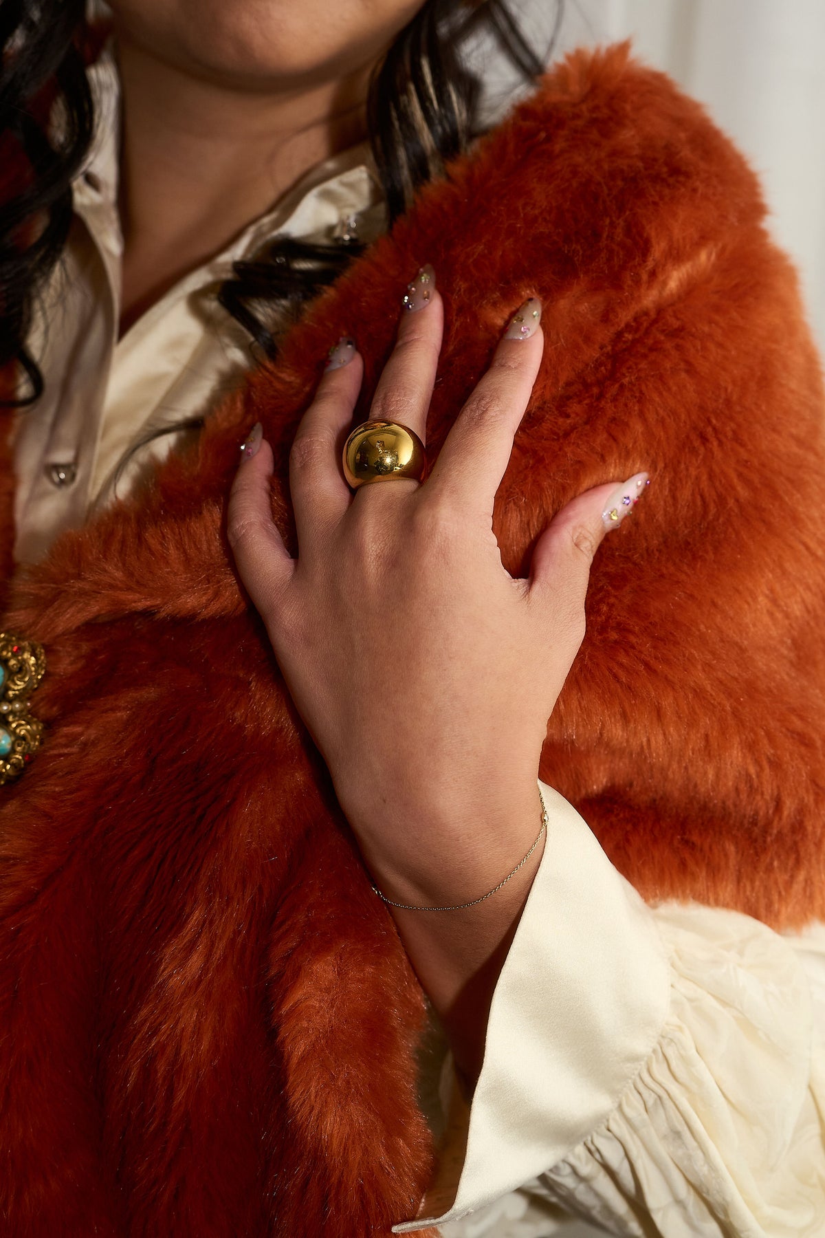 Gold Bubble Ring by Bella Colletta