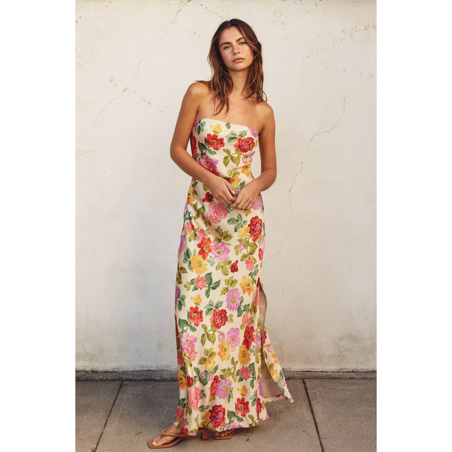 The Kiss of Love Strapless Maxi Dress