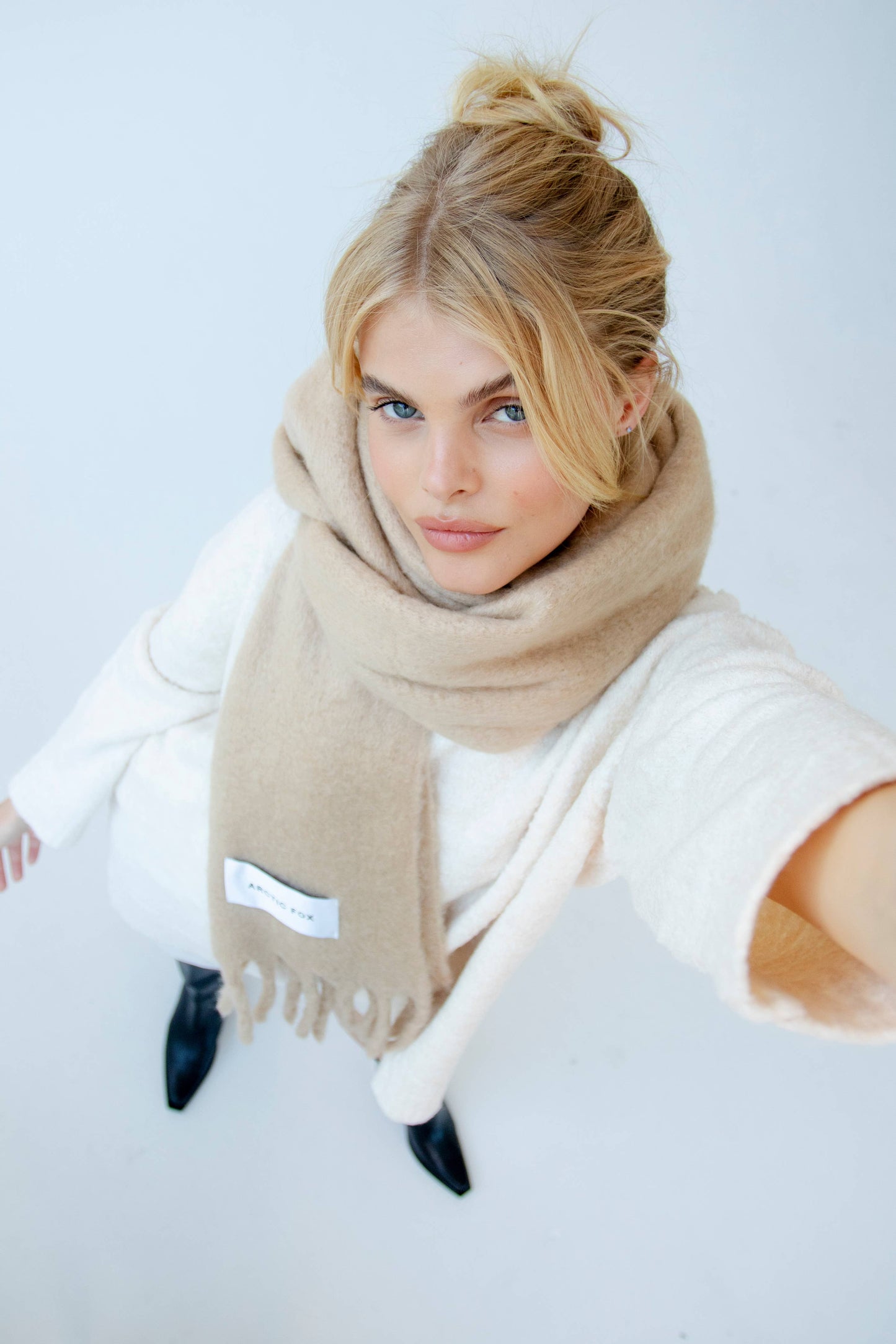 The Penelope Scarf in Pinecone