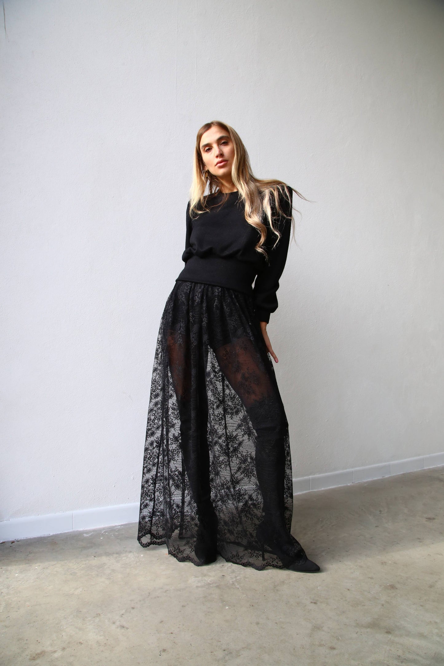 The Dark Romance Lace Skirt