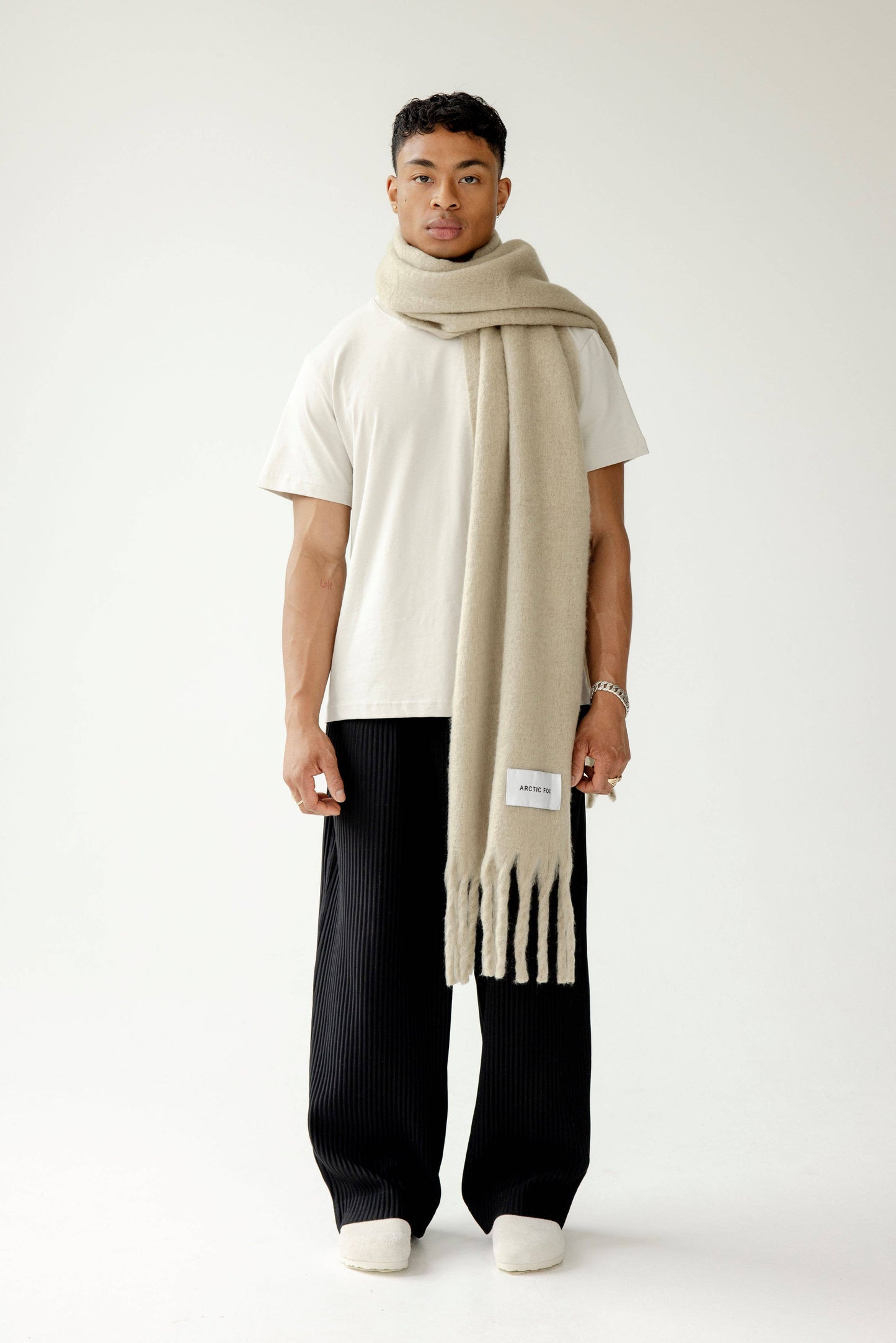 The Chloe Scarf in Arctic Grey