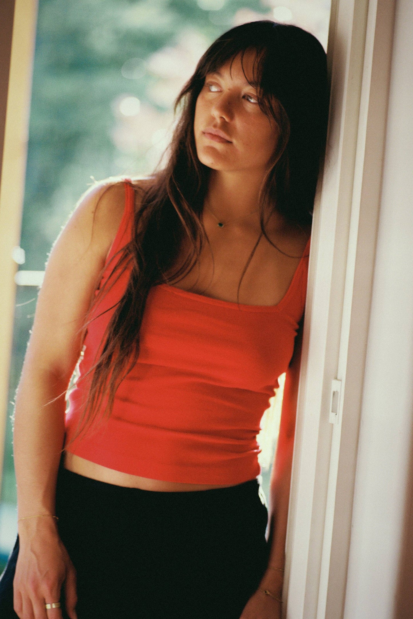 Organic Square Tomato Cami by LA Relaxed
