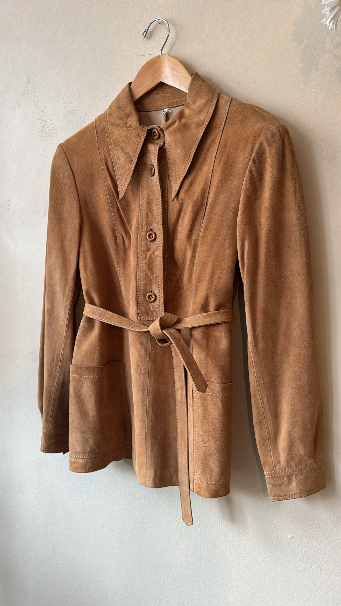 1960s/70s Suede Button Up