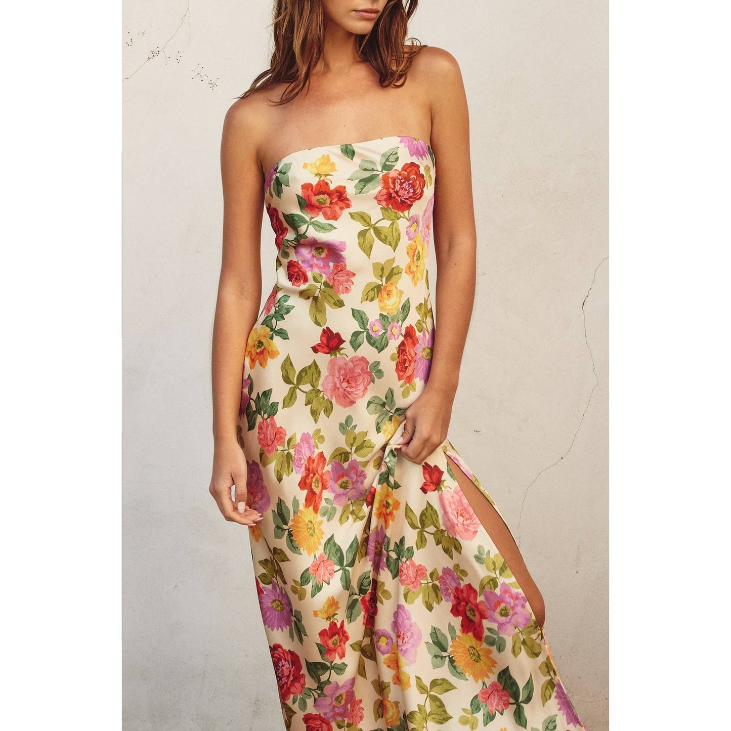 The Kiss of Love Strapless Maxi Dress