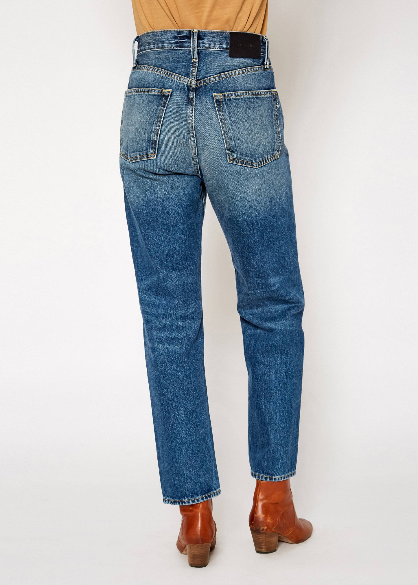 The Slacker High Rise Relaxed Straight Denim