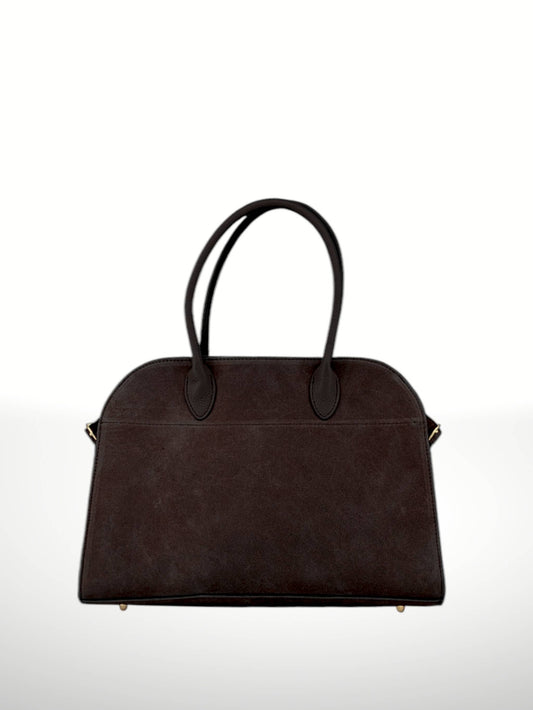 Ismenia Suede Bag in Coffee