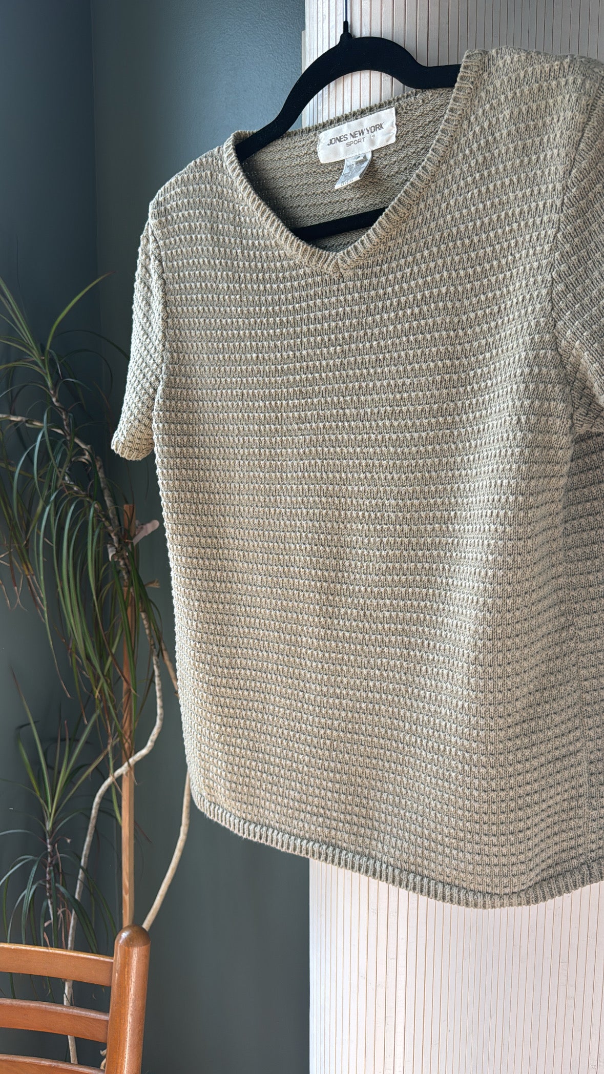 Vintage Jones New York Texture Waffle Top