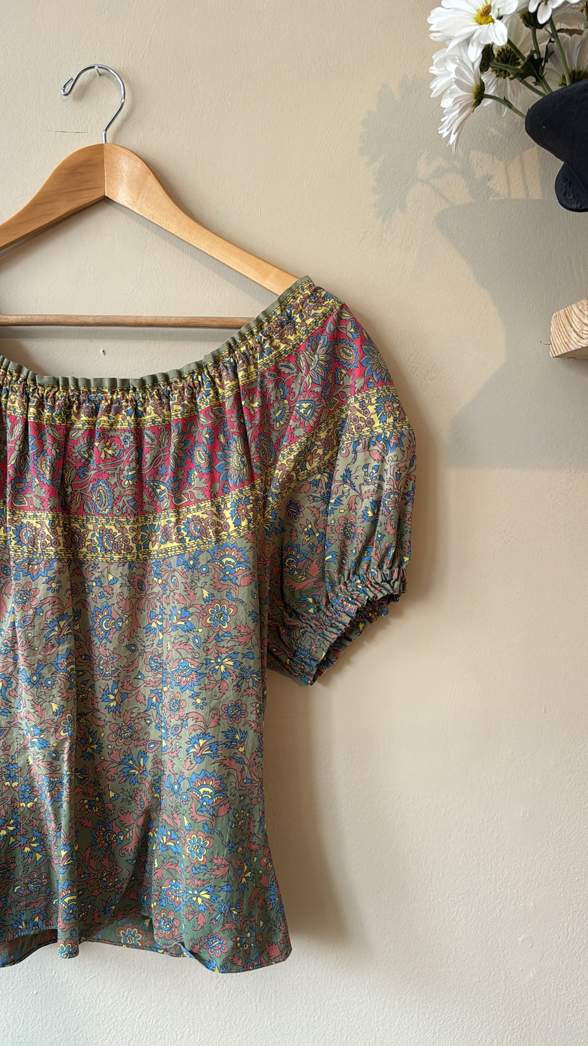 1960's Paisley Blouse