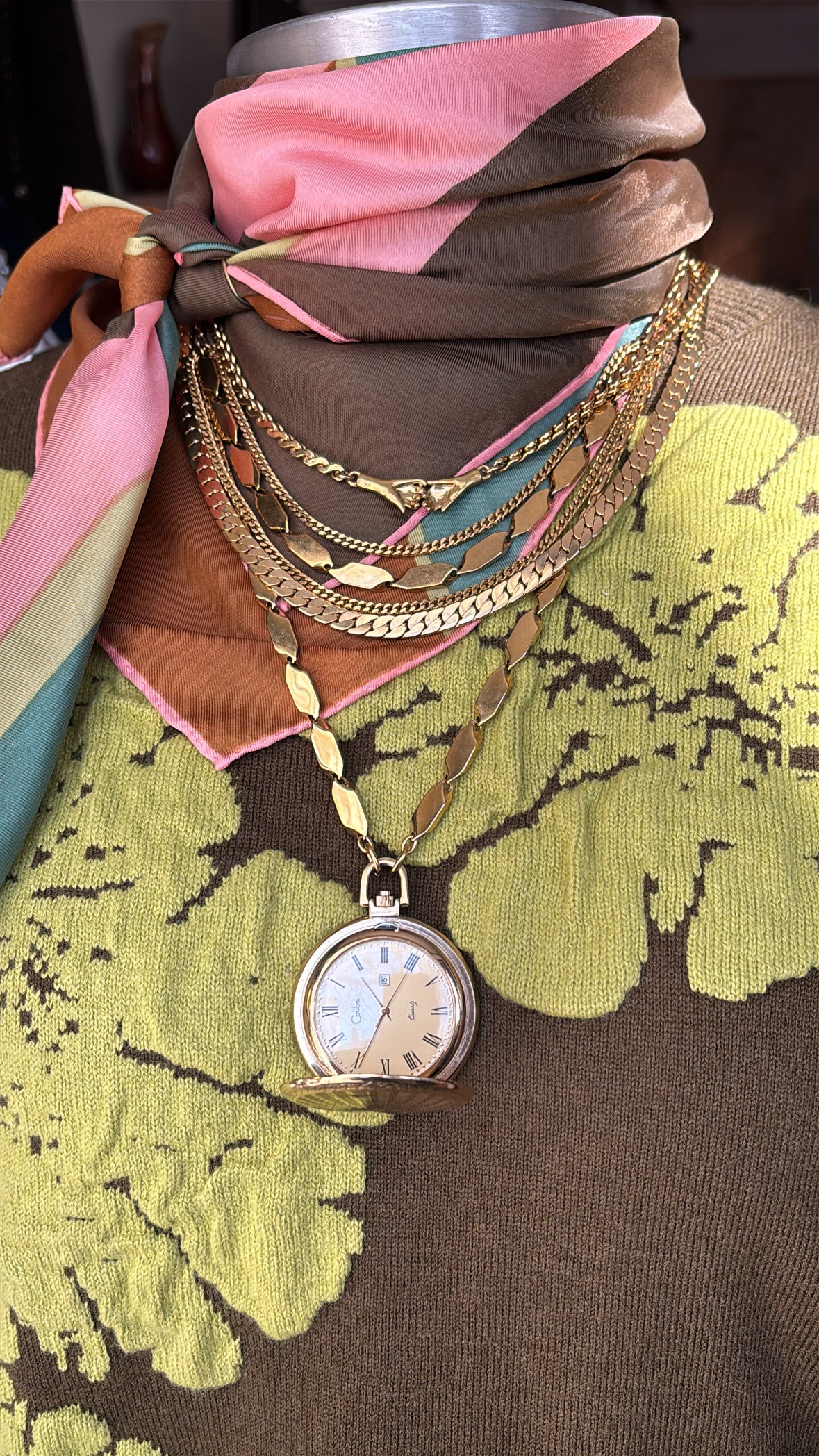 Gold Layered Chain Necklace by Bella Colletta