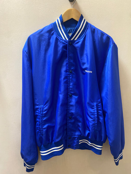 Vintage Royal Blue Bomber Jacket